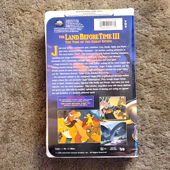 The Land Before Time III VHS - Picture 2 of 5